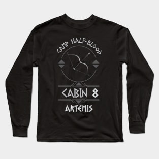 Cabin #8 in Camp Half Blood, Child of Artemis – Percy Jackson inspired design Long Sleeve T-Shirt